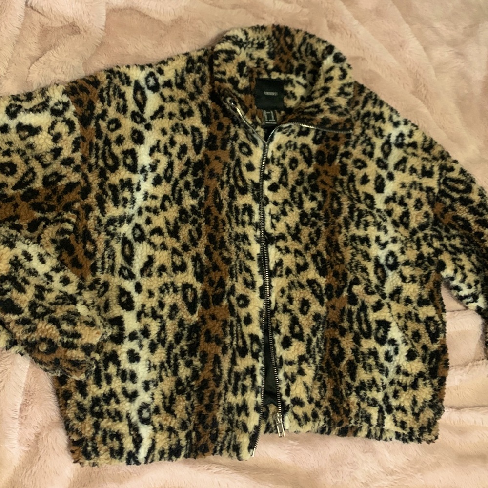 Leopard Teddy Jacket